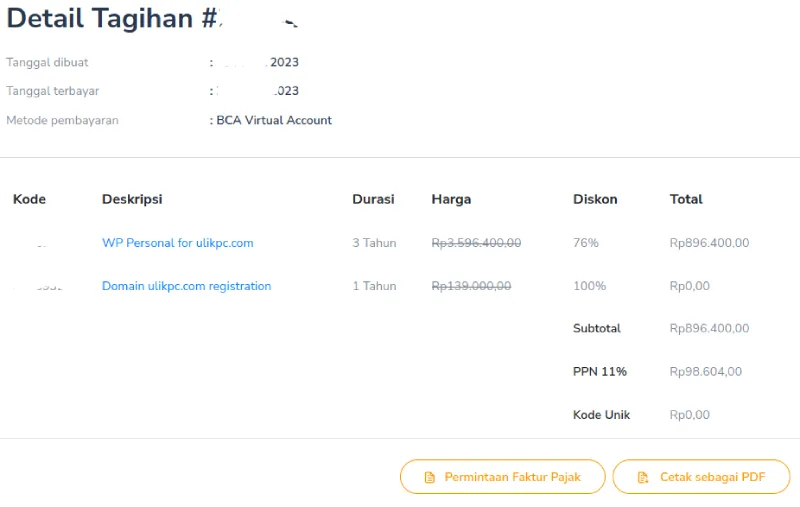 gambar harga hosting niagahoster